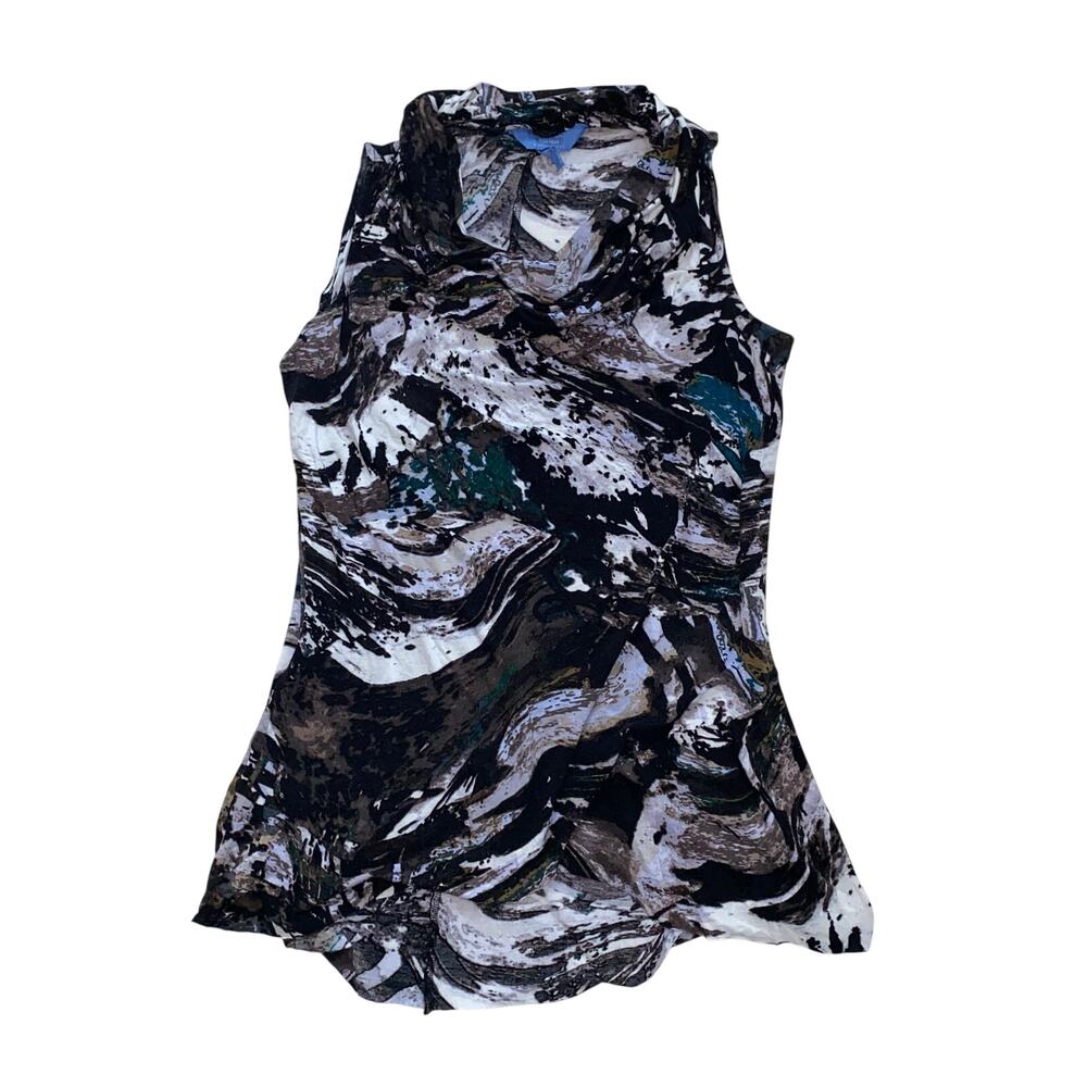Simply Vera Wang Abstract Pattern Flowy Tank Top, Women's Small